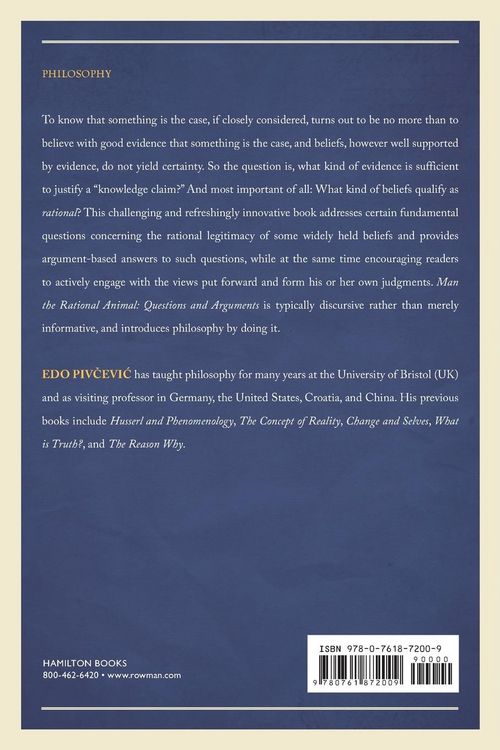 Produktbild: Man the Rational Animal