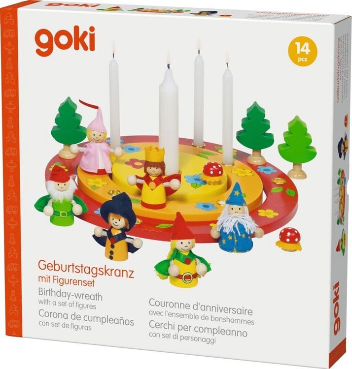 Produktbild: goki Geburtstagskranz mit Figurenset