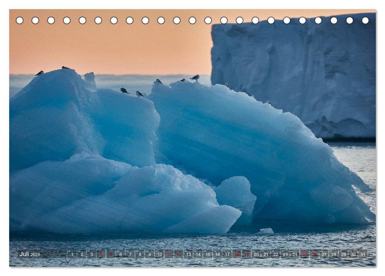 Produktbild: Svalbard-Momente (Tischkalender 2026 DIN A5 quer), CALVENDO Monatskalender