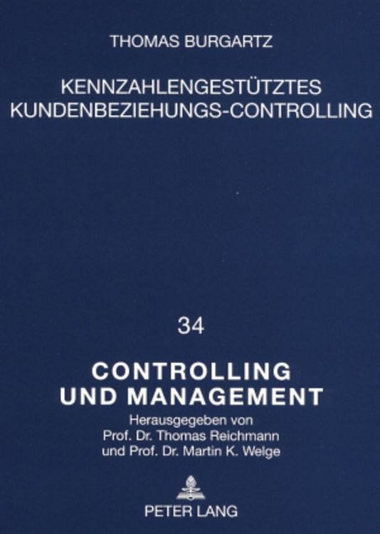 Produktbild: Kennzahlengest&uuml;tzes Kundenbeziehungs-Controlling