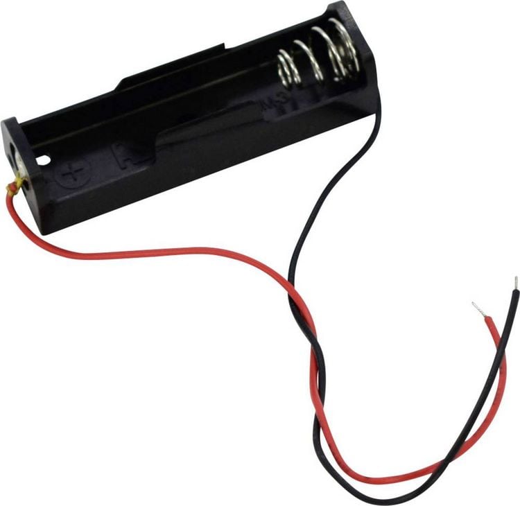 Produktbild: Takachi SN31 Batteriehalter 1x Mignon (AA) Kabel (L x B x H) 57.2 x 16.4 x 14.8mm