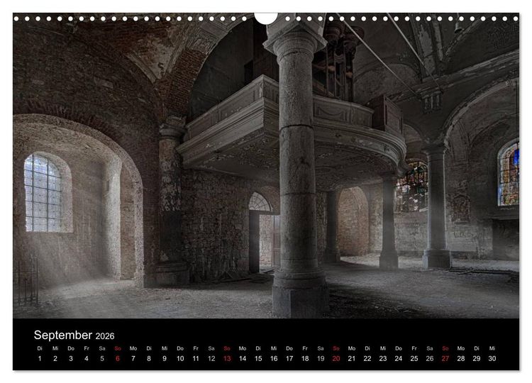 Produktbild: Geheimnisvolle Orte - Lost Places (Wandkalender 2026 DIN A3 quer), CALVENDO Monatskalender