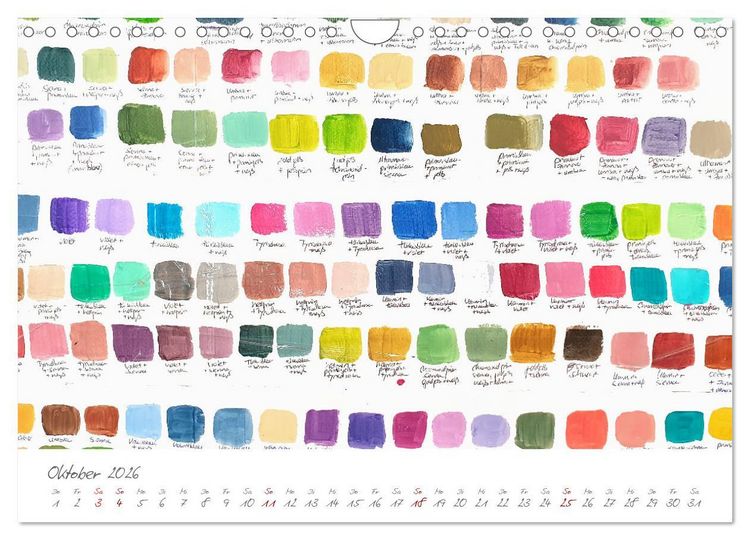 Produktbild: Atelierimpressionen - Des K&uuml;nstlers Handwerkzeug im Portrait (Wandkalender 2026 DIN A4 quer), CALVENDO Monatskalender