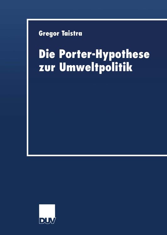 Bild vom Artikel Die Porter-Hypothese zur Umweltpolitik vom Autor Gregor Taistra