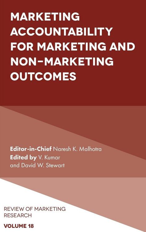 Produktbild: Marketing Accountability for Marketing and Non-Marketing Outcomes