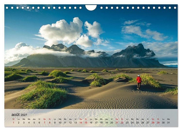 Produktbild: L'&eacute;t&eacute; en Islande (Calendrier mural 2027 DIN A4 vertical), CALVENDO calendrier mensuel