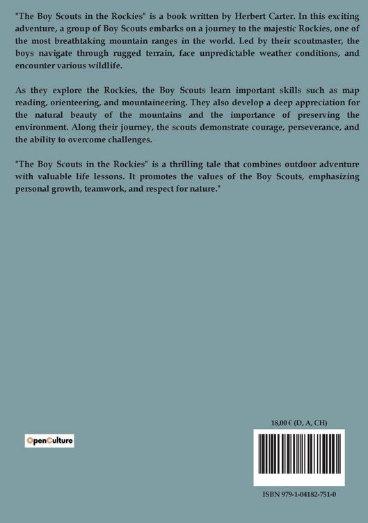 Produktbild: The Boy Scouts in the Rockies