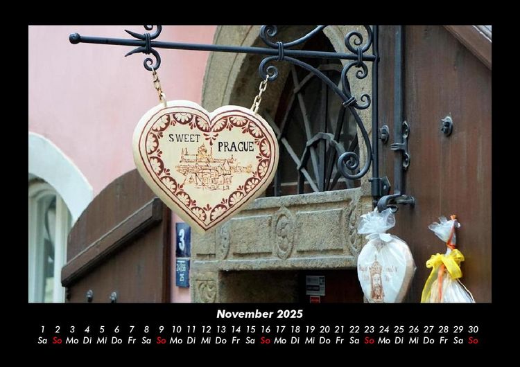 Produktbild: Prag 2025 Fotokalender DIN A3