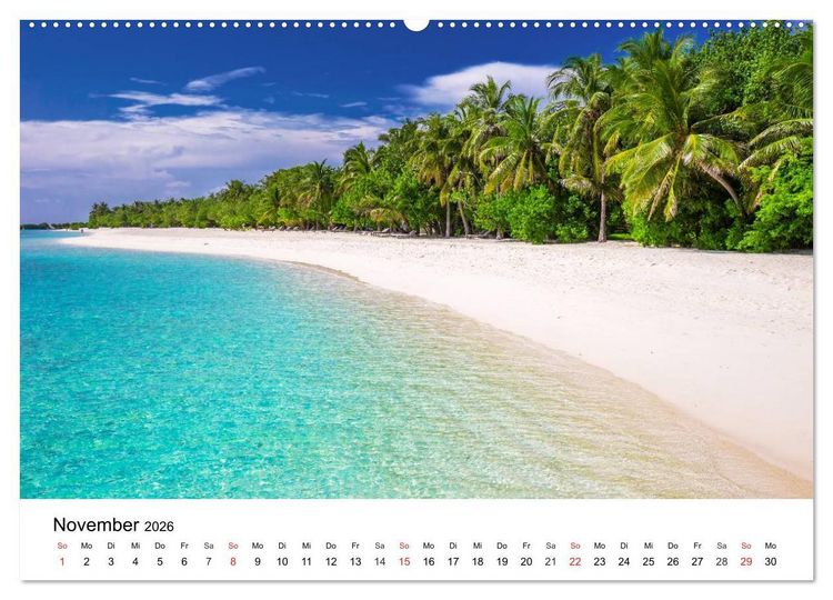 Produktbild: Traumstr&auml;nde in der Karibik (hochwertiger Premium Wandkalender 2026 DIN A2 quer), Kunstdruck in Hochglanz