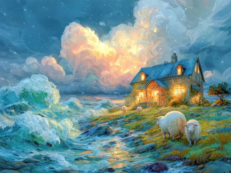 Produktbild: CALVENDO Puzzle Am Wasser | 1000 Teile Lege-Gr&ouml;&szlig;e 64x48cm Foto-Puzzle f&uuml;r gl&uuml;ckliche Stunden
