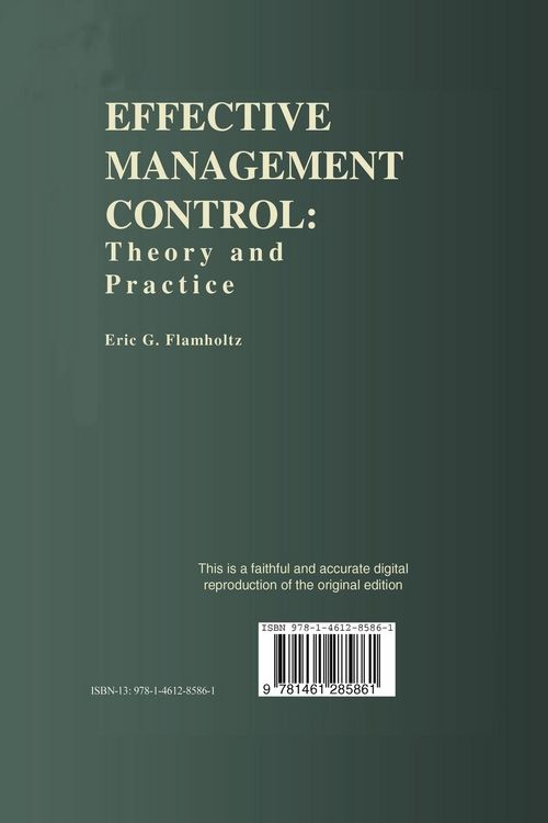 Produktbild: Effective Management Control