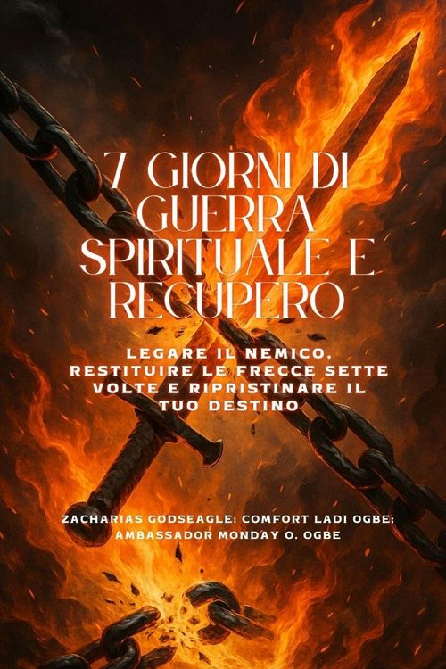 Produktbild: 7 GIORNI DI GUERRA SPIRITUALE E RECUPERO - Legare il nemico, restituire le frecce sette volte e ripristinare il tuo destino
