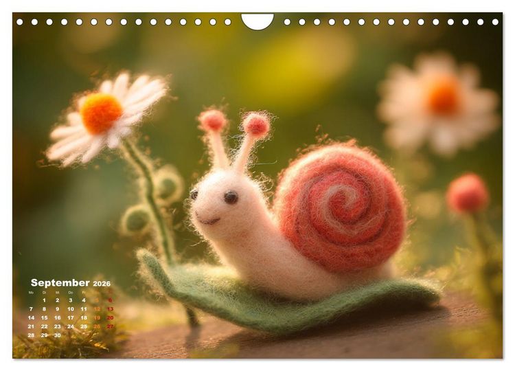 Produktbild: Tierisch flauschige Abenteuerreise (Wandkalender 2026 DIN A4 quer), CALVENDO Monatskalender