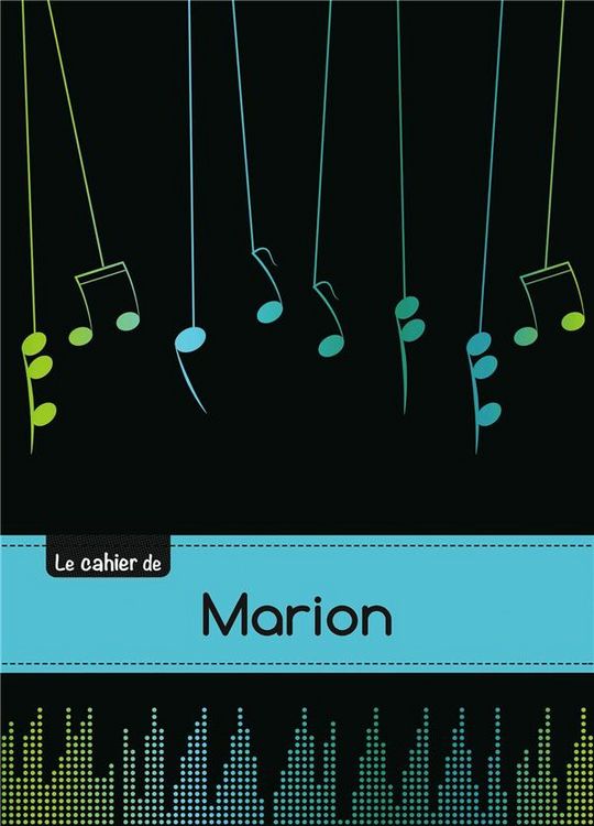 Produktbild: Carnet marion musique,48p,a5