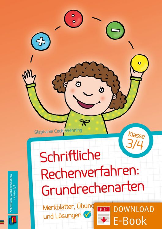 Produktbild: Schriftliche Rechenverfahren: Grundrechenarten - Klasse 3/4