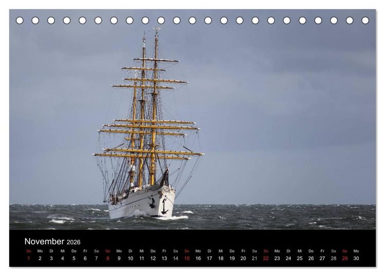 Produktbild: Baltic Sail (Tischkalender 2026 DIN A5 quer), CALVENDO Monatskalender
