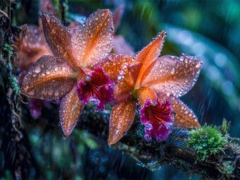 Produktbild: CALVENDO Puzzle Ein Hauch Exotik trifft auf ein zeitlose Cattleya | 1000 Teile Lege-Gr&ouml;&szlig;e 64x48cm Foto-Puzzle f&uuml;r gl&uuml;ckliche Stunden