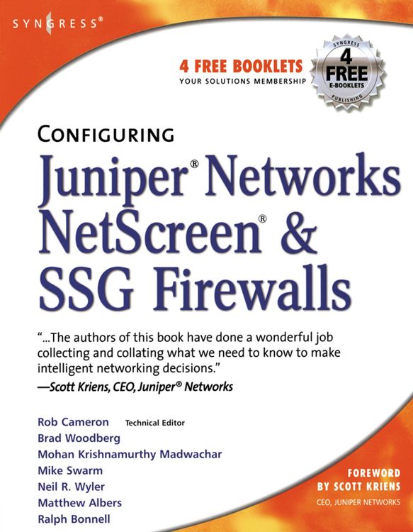 Produktbild: Configuring Juniper Networks NetScreen and SSG Firewalls