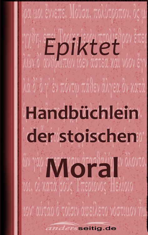 Produktbild: Handb&uuml;chlein der stoischen Moral