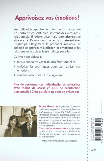 Produktbild: Le pouvoir des &eacute;motions