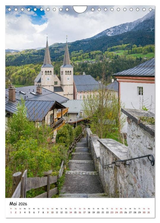 Produktbild: Willkommen im Berchtesgadener Land (Wandkalender 2026 DIN A4 hoch), CALVENDO Monatskalender