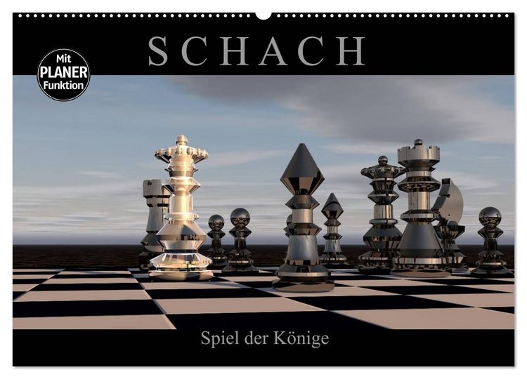 Produktbild: SCHACH - Spiel der K&ouml;nige (Wandkalender 2026 DIN A2 quer), CALVENDO Monatskalender
