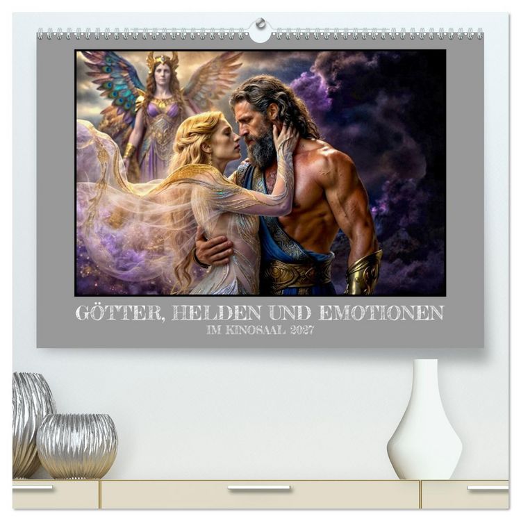 Produktbild: G&ouml;tter, Helden und Emotionen im Kinosaal (hochwertiger Premium Wandkalender 2027 DIN A2 quer), Kunstdruck in Hochglanz