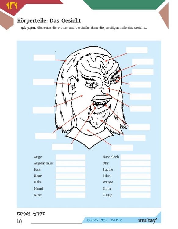 Produktbild: Arbeitsbuch Klingonisch