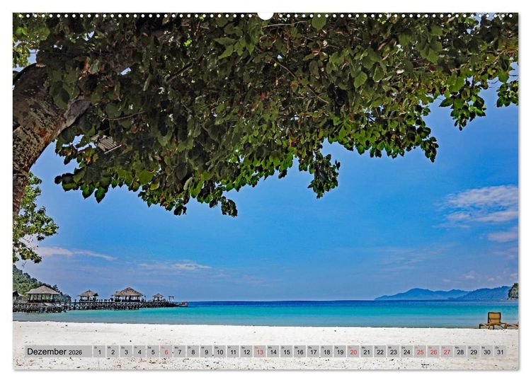 Produktbild: Malaysia-Impressionen (hochwertiger Premium Wandkalender 2026 DIN A2 quer), Kunstdruck in Hochglanz