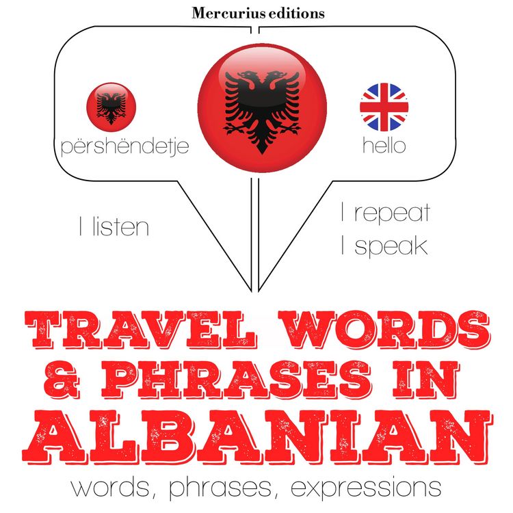 Produktbild: Travel words and phrases in Albanian