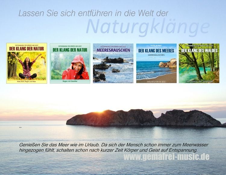 Produktbild: Der Klang des Meeres - Meeresrauschen (ohne  Musik)