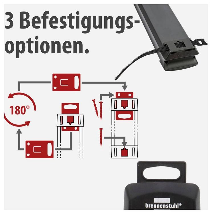 Produktbild: Brennenstuhl 1951160602 Steckdosenleiste mit Schalter 6fach Schwarz Schutzkontakt 1 St.