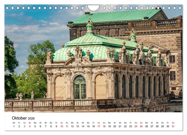 Produktbild: Dresden, Atmosph&auml;re der Altstadt (Wandkalender 2026 DIN A4 quer), CALVENDO Monatskalender
