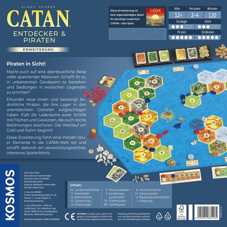 Produktbild: CATAN - Entdecker & Piraten