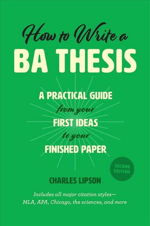 Produktbild: How to Write a Ba Thesis, Second Edition