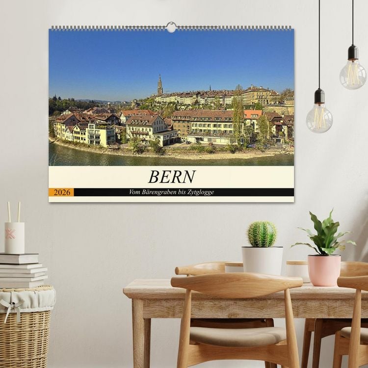 Produktbild: BERN - Vom B&auml;rengraben bis Zytglogge (Wandkalender 2026 DIN A2 quer), CALVENDO Monatskalender