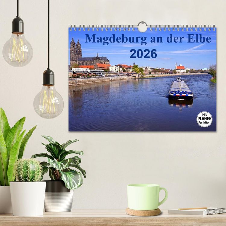 Produktbild: Magdeburg an der Elbe 2026 (Wandkalender 2026 DIN A4 quer), CALVENDO Monatskalender