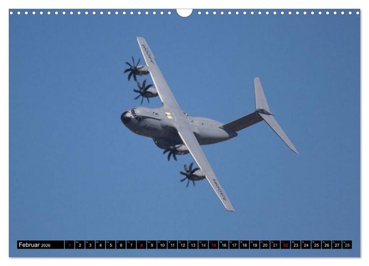 Produktbild: Augenblicke in der Luft: Airbus A400M (Wandkalender 2026 DIN A3 quer), CALVENDO Monatskalender