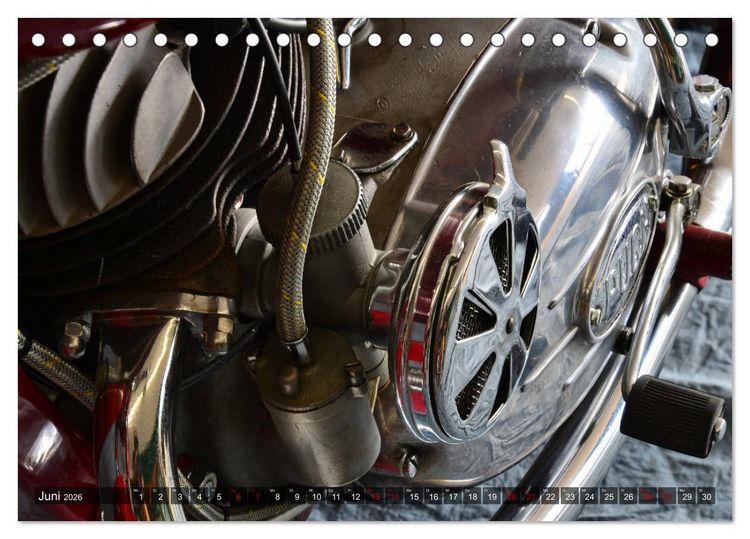 Produktbild: Puch 250 SGS Motorrad - Oldie aus &Ouml;sterreich (Tischkalender 2026 DIN A5 quer), CALVENDO Monatskalender