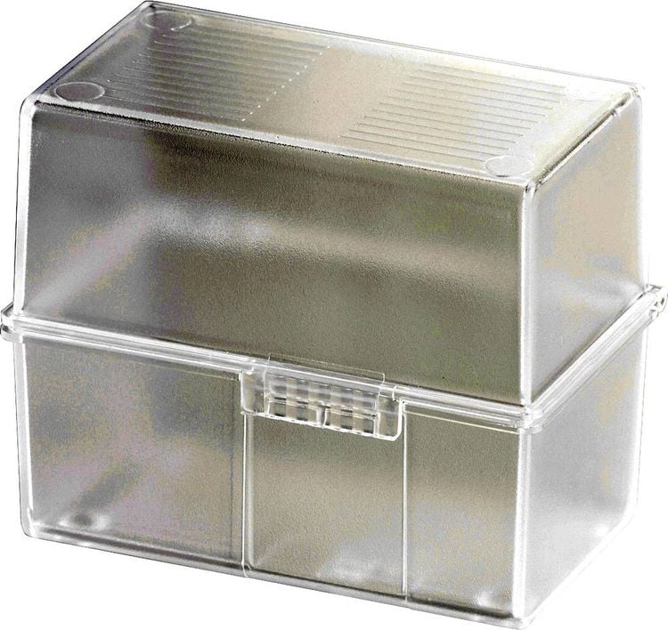 Produktbild: HAN DIN A6 976-63 Karteibox Transluzent, Klar max. Anzahl der Karten: 400 Karten DIN A6 quer