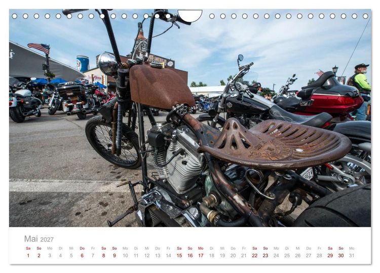 Produktbild: Sturgis - Die ber&uuml;hmteste Motorrad-Rallye der Welt (Wandkalender 2027 DIN A4 quer), CALVENDO Monatskalender