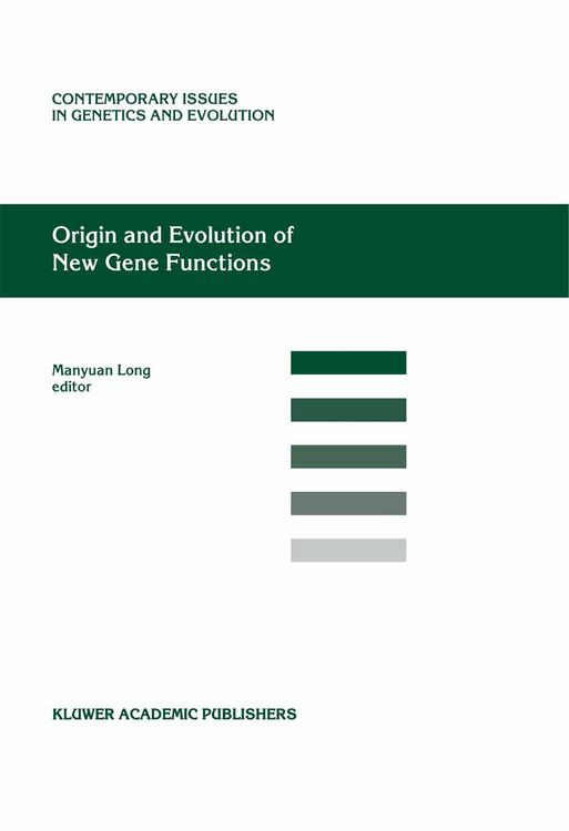 Produktbild: Origin and Evolution of New Gene Functions