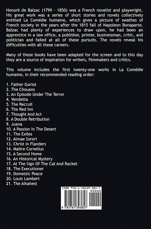 Produktbild: The Human Comedy, La Comedie Humaine, Volume 1