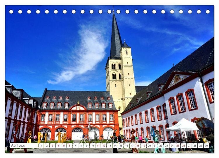 Produktbild: Brauweiler - 1000 Jahre Benediktinerabtei (Tischkalender 2026 DIN A5 quer), CALVENDO Monatskalender
