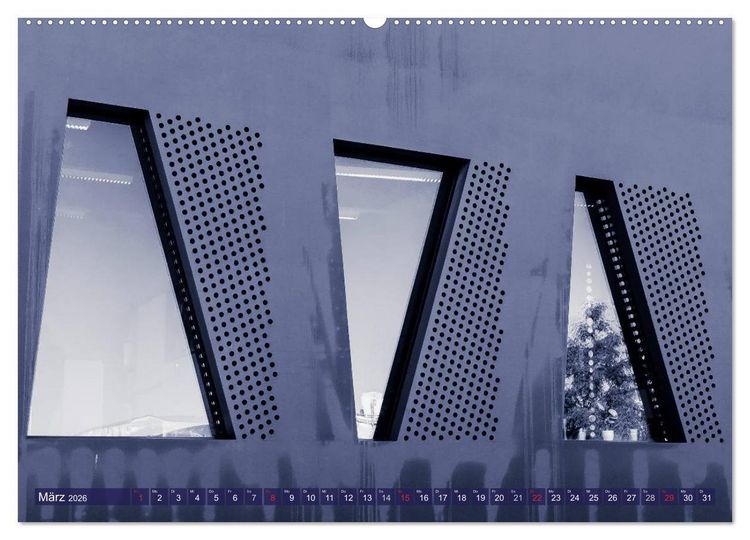 Produktbild: Abstrakte Architektur (Wandkalender 2026 DIN A2 quer), CALVENDO Monatskalender