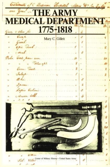 Produktbild: The Army Medical Department, 1775-1818