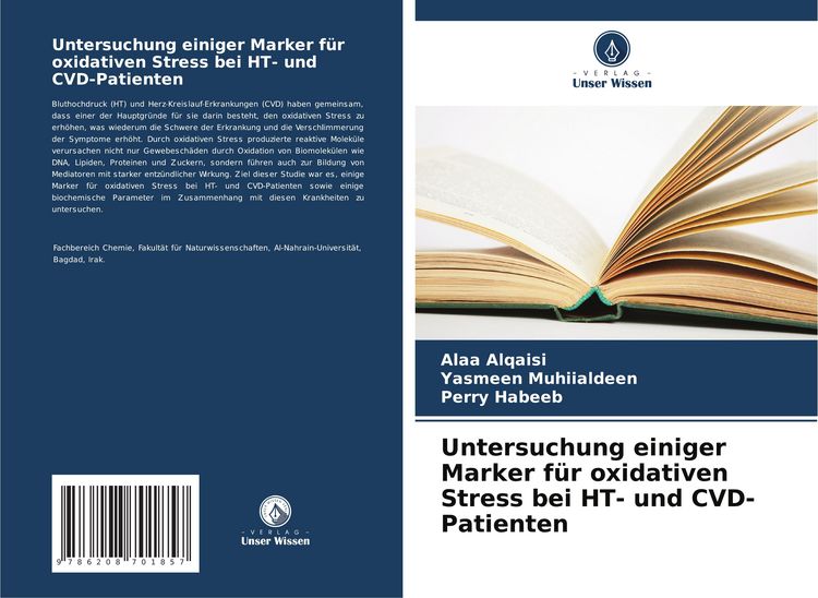 Produktbild: Untersuchung einiger Marker f&uuml;r oxidativen Stress bei HT- und CVD-Patienten