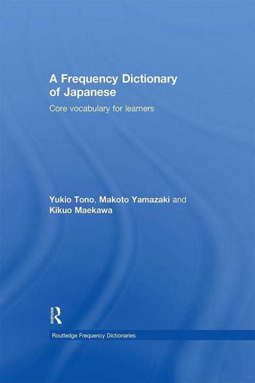 Produktbild: A Frequency Dictionary of Japanese