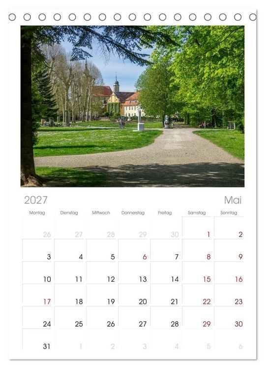 Produktbild: Tischplaner 2027 - Sch&ouml;ner Kraichgau (A5 Tischkalender zum Aufstellen) CALVENDO