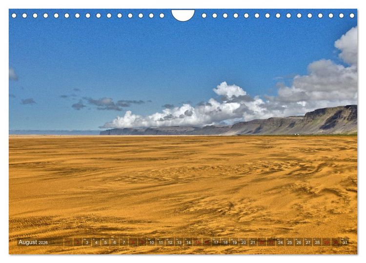 Produktbild: Island - Landschaften, Natur und Licht (Wandkalender 2026 DIN A4 quer), CALVENDO Monatskalender